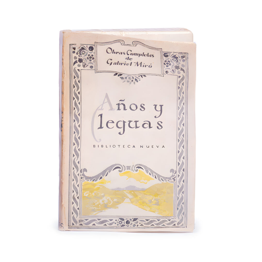Ejemplar de Años y Leguas dedicado por Clemencia Miró