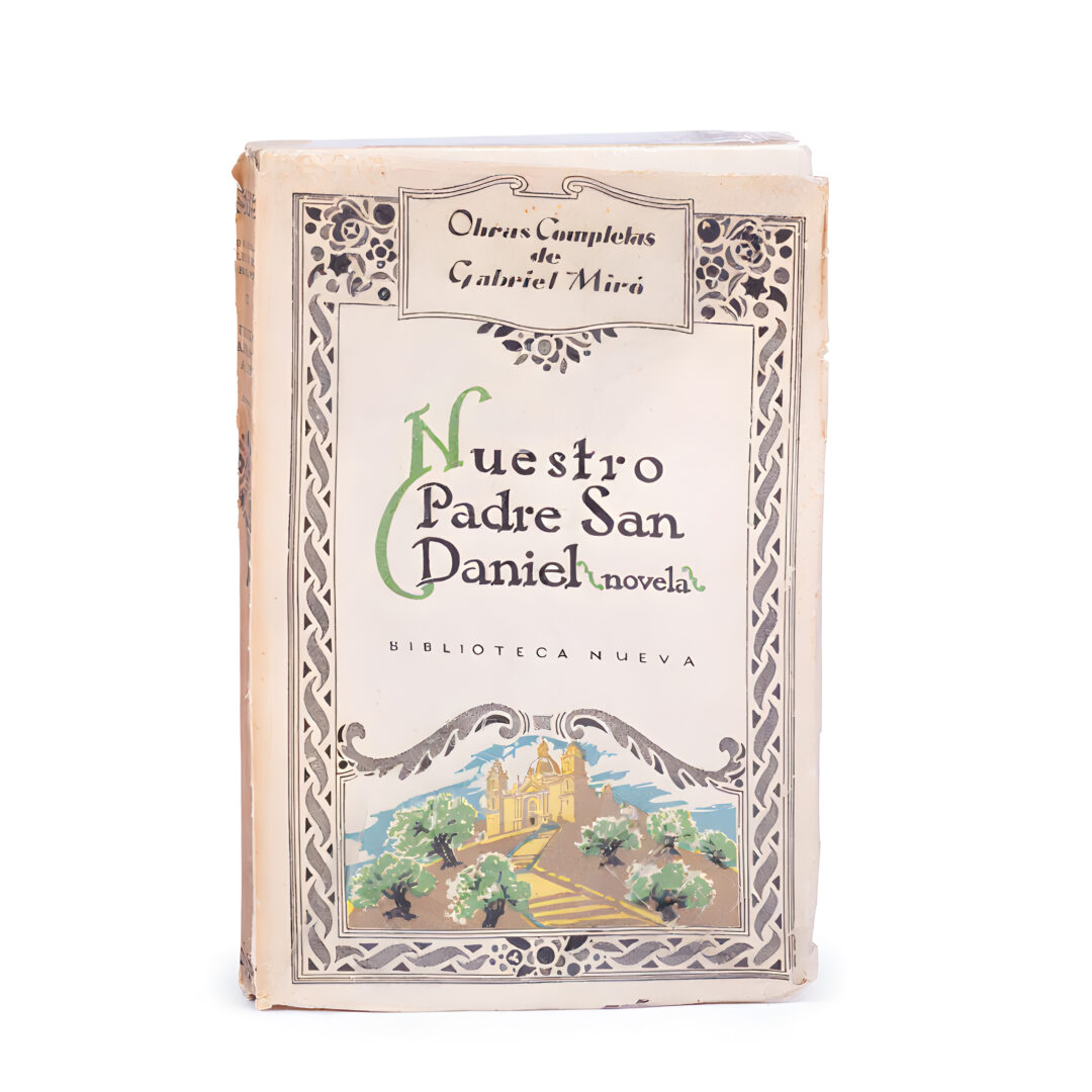 Ejemplar de Nuestro padre san Daniel dedicado por Clemencia Miró