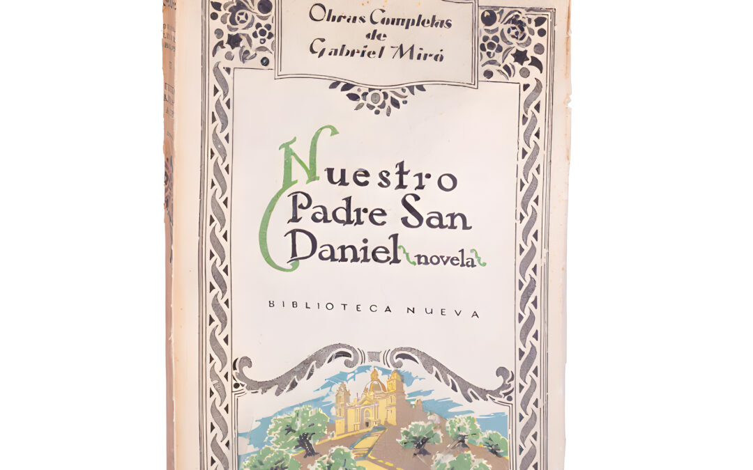 Ejemplar de Nuestro padre san Daniel dedicado por Clemencia Miró