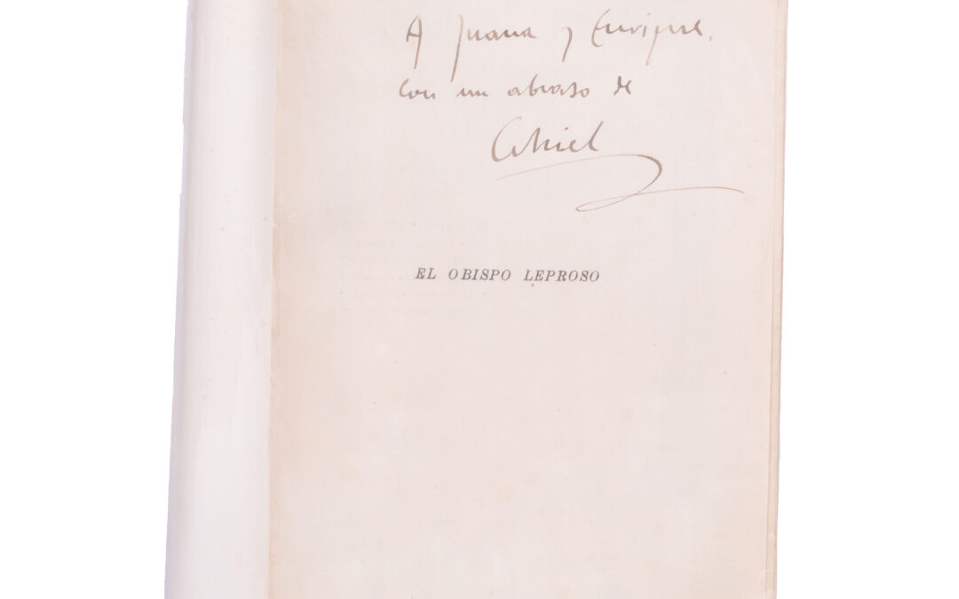 El Obispo Leproso Dedicado por Gabriel Miró
